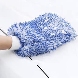 Washandschoen voor de auto, zachte en ultra-absorberende microvezel handschoen - reinigingshandschoen voor auto, vrachtwagen, motorfiets - krasvrij — thumbnail 2