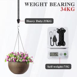 Touwspanner - Kabelspanner - Ideaal voor planten en tenten - 8 stuks - Verstelbare ratchet met touwrem - Handig voor kamperen en binnengebruik... — thumbnail 4