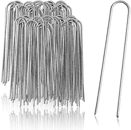 Grondankers van gecoat staal - robuuste haringen voor tuin en camping - 100 stuks — thumbnail 1