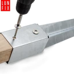 LUN FIX - Hameranker 90x90x2mm - Anker 750mm — thumbnail 5