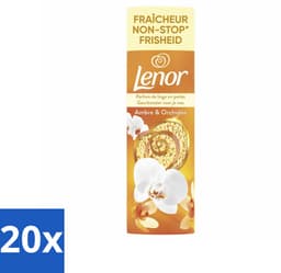 Lenor - Geurbooster - Amber & Orchidee - Non-Stop Frisheid - 19 Wasbeurten - Bulkverpakking - 20 stuks — thumbnail 1