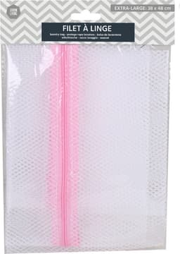 Urban Living Waszakken XXL size voor delicaat wasgoed - lingerie/bh waszak - wit - 38 x 48 cm — thumbnail 3