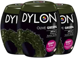 Dylon Textielverf Olive Green - 3 x 350 gr - Voordeelverpakking — thumbnail 2