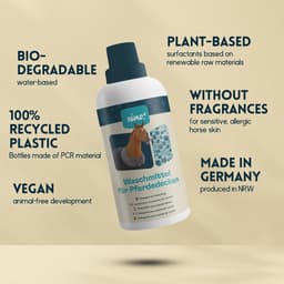 nimo® reinigingsmiddel voor paardendekens • reinigt betrouwbaar zonder geur- en kleurstoffen — thumbnail 5