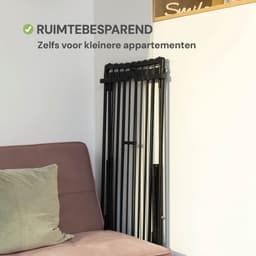 Vitapur Wasrek - Droogrek - Uitschuifbaar - Wasrek Inklapbaar - Zwart — thumbnail 5