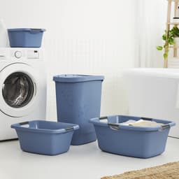 Rotho Flowers Wasmand 25L Horizon Blauw — thumbnail 4