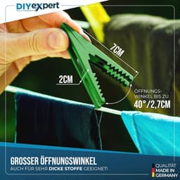 24 Wasknijpers Storm 70 x 20 mm - Multifunctionele Klemmen voor Thuisgebruik — thumbnail 5