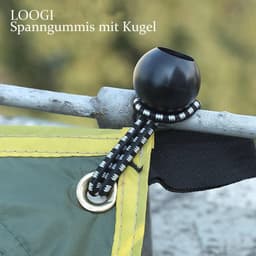 Spanrubbers met bal - 50 Stuks - Rubberen Spanners voor Tenten en Dekzeilen — thumbnail 2