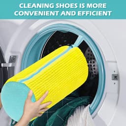 Ibenzoa® Duurzame Schoenzakken Set voor Wasmachine en Droger, 2 Stuks, 37 x 19 cm — thumbnail 4