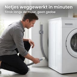 Cheqo® Afvoerslang - Flexibele Afvoerslang - Universele Afvoerslang - Afvoerslang Wasmachine - Wasmachine Afvoerslang - Afvoerslang Vaatwasser - Vaatwasser Afvoerslang - Afvoerslang Aansluiting - Afvoerslang Recht - Afvoerslang met Wandbeugel — thumbnail 5