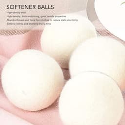 Herbruikbare Droogballen voor Wasdroger, 6 stuks, Hoge Dichtheid, Vermindert Statische Elektriciteit, Set van 6, Wasdroger Accessoires — thumbnail 3