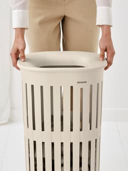 Brabantia Collect-It Hi Wasmand - met Deksel - 55 l - Soft Beige — thumbnail 4