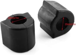 Set van 2 Rubber Stabilisator Bussen 25mm Voorwielophanging — thumbnail 3
