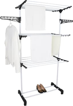 RFWR® Droogrek met 45m Drooglengte - Inklapbaar en Op Wieltjes - Voor Efficiente Wasdroging — thumbnail 5