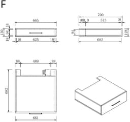 Wasophoogte® Wasmachine Kast Tokyo - Wasmachine verhoger - Wasmachine ombouw - 700(D)*1265(B)*2110(H) mm - Wit — thumbnail 4