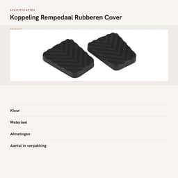 Dailygoods- Koppeling Rubberen Cover - Koppeling Tuinslang - Koppeling Fietskar - Koppeling Aanhanger - Koppelingsslot - Vervangend 3282524000 — thumbnail 2