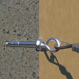 Betonanker M8 - Verankeringsbout Hoge Belasting - Vastzetten Constructies - Anti-verdraaimechanisme - M8 x 60 mm - Verzinkt — thumbnail 2