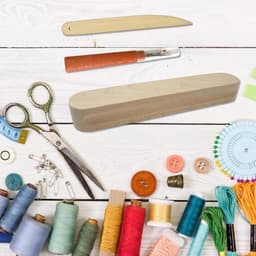 Naad Rippers Kleppers Klepel Set Multifunctionele Houten Naad Presser Tool Naaien Tool Voor Strijken Naaien En Quilten Houten Klepel Kleppers Drukken Tool Naad Rippers Voor Quilten Strijken — thumbnail 3