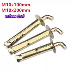 Muuranker expansiebouten, M10 zware muurbouten expansieschroef ankerhaak boiler beton voegijzer ankerpunt tegel timmergereedschap(M10x120(90)1pcs) — thumbnail 2