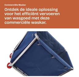 Dailygoods- Wasmand 350L Capaciteit - Wasmand met Deksel - Wassorteerder - Wasmand Curver - Wasmanden - Flexibele Wielen - Waskar — thumbnail 2
