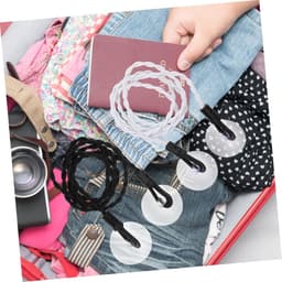 Reiswaslijn Set - Draagbare Kledinglijn - Kleding Drogen - Verstelbaar Haken Zuignappen - 6 Stuks - Meerdere Kleuren — thumbnail 5