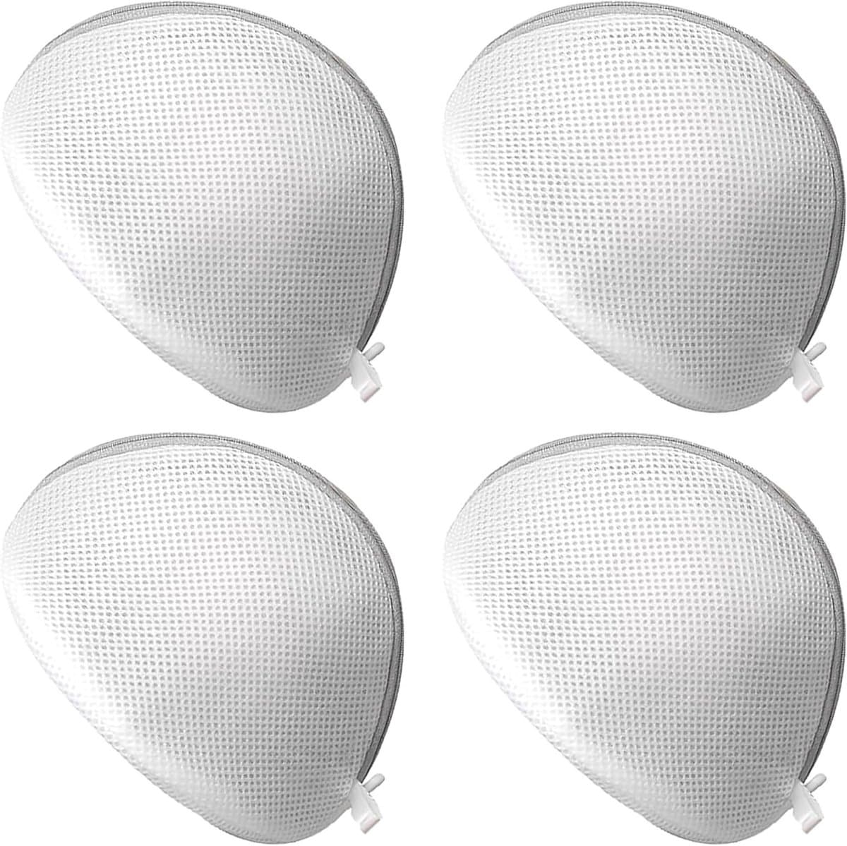Ondersteunende wasnet voor bh's, 4-delige set voor wasmachine, ideaal voor delicate kleding en ondergoed (19x17 cm) — afbeelding 1