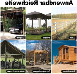 H-Post Steun H-Anker Set van Roestvrij Staal voor Buiten, Vaste Installaties, 91 x 600 mm, 5 mm Dikte, 6 Stuks, Duurzaam en Weerbestendig — thumbnail 3