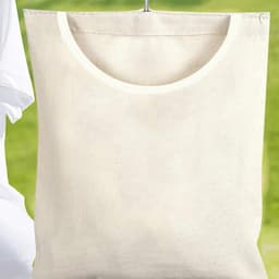 Wasknijpertas Organizer - Kledinghanger Tas - Wasknijpers Opbergen - Waterdicht en Slijtvast - 28x32cm - Beige — thumbnail 4