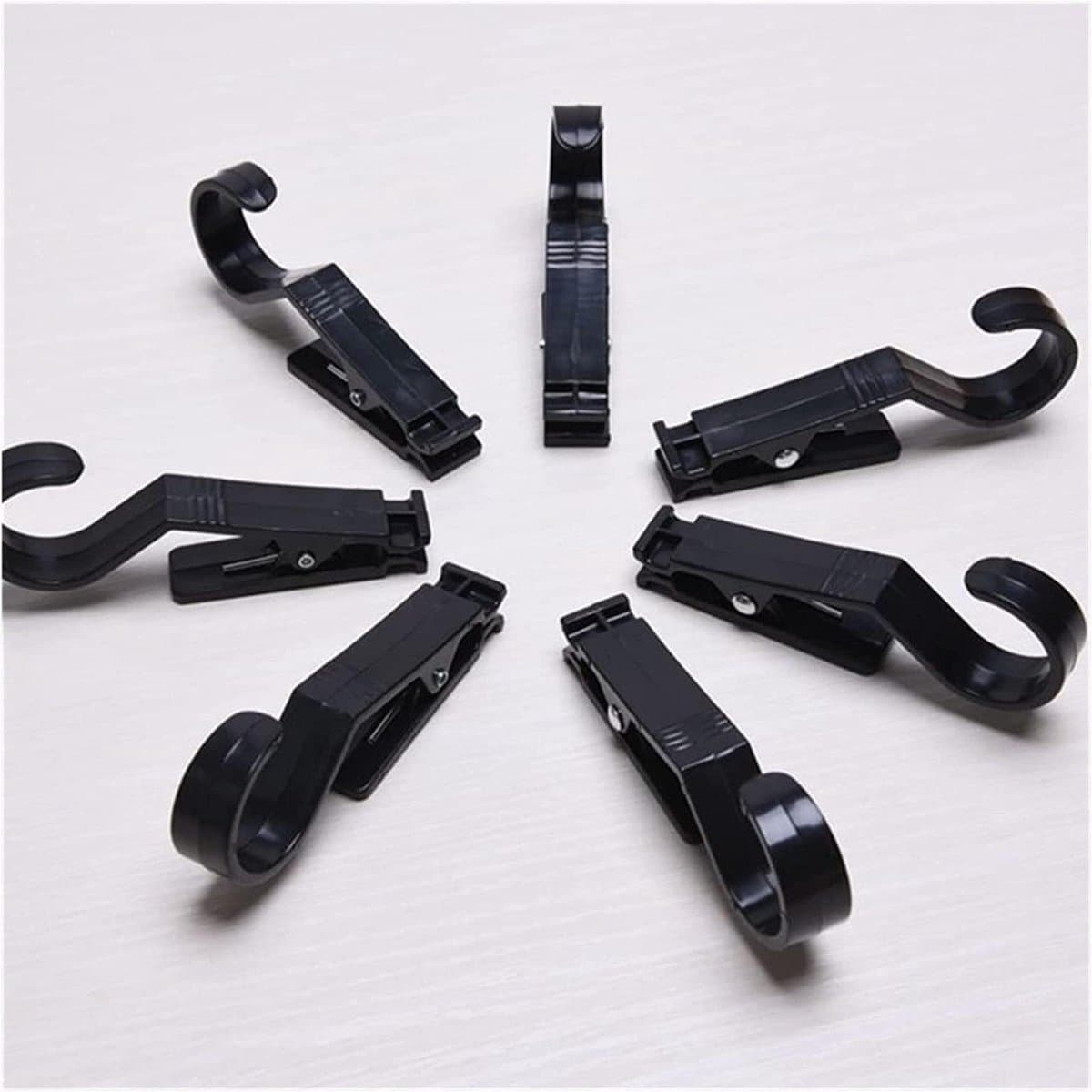 Kledingknijpers - Waslijn Clips - Kleding Drogen - Super Kleefkracht - 10 Stuks - Zwart — afbeelding 1