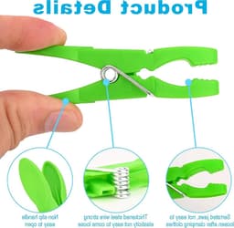 48 Stuks Kleurige Wasknijpers met Mand, Winddichte Kledingknijpers voor Waslijnen, Ideaal voor Sokken en Handdoeken — thumbnail 2