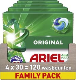 Ariel 4in1 Wasmiddel Pods Original - 4 x 30 Wasbeurten — thumbnail 1