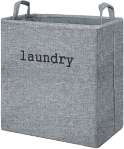 Dailygoody - Vouwbare Wasmand - 35L Capaciteit - Waterafstotend - Grijs - Ideaal voor Elke Kamer - Compact en Handig — thumbnail 1