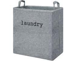 Dailygoody - Vouwbare Wasmand - 35L Capaciteit - Waterafstotend - Grijs - Ideaal voor Elke Kamer - Compact en Handig