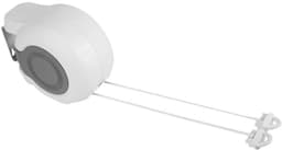 Dailygoody - Retractable Clothesline - Waslijn - Wall Mounted - PVC Draad - 2x12.8m - Geschikt voor Binnen en Buiten - Wit — thumbnail 4