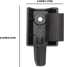 Dailygoody - Bevestigingsbouthouder - Klem clips - Efficiënte montage - 2 stuks - Geschikt voor Clio 3 - Onderdeelnummer 7701479153 — thumbnail 2