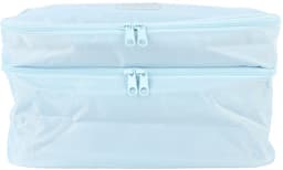 Dailygoods- Waszak Waterdicht - Dubbellaags Ontwerp - Multifunctionele Natte Droogzak - Grote Vakken - 25 x 15 x 16 cm - Voor Schoon/Vuil Kleding — thumbnail 1