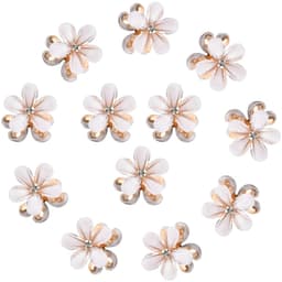 Dailygoods- Haarclips 12 Stuks - Mini Klauwclips - Bloem Motief - Antislip - Haaraccessoires - Duurzaam Materiaal - Haarklemmen — thumbnail 1