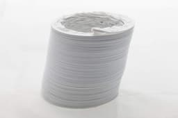 Afvoerslang PVC - Flexibele slang - Ventilatie en afvoer - Hoge temperatuurbestendigheid - 4 meter 125mm - Wit — thumbnail 3
