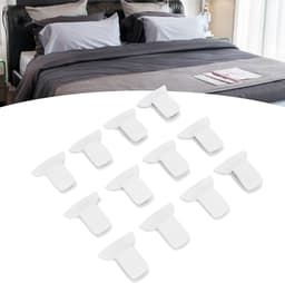 Dailygoods- Dekbedclips voor Dikke Dekbed - 12 Stuks - Dekbedbevestigingsclips - Lakenbevestigingsclip - Beddengoedaccessoires - Lichtgewicht en Praktisch - Beddengoedclips — thumbnail 3