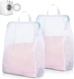 Grote Herbruikbare Wasnetten met Premium Rits - Bescherming voor Bh's, Zijde Blouses en Delicate Kleding (50x60cm) - 2 Stuks — thumbnail 1