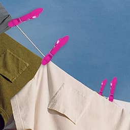 Kledingklemmen - Wasknijpers - Kleding Drogen - Sterke Klemkracht - 12 stuks - Gemengde Kleur — thumbnail 4