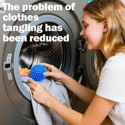 Allecto Plus - 6-pack Herbruikbare Drogerballen voor Wasdroger - Milieuvriendelijke Wasbal - Geschikt voor Vloeibaar Wasmiddel - Besparing van Tennisballen - Alternatief voor Drogerballen in Wasmachine — thumbnail 4