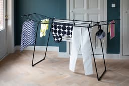 Brabantia HangOn Too Droogrek - 22 m - Inklapbaar Wasrek - Extra Hoog - Matt Black — thumbnail 5