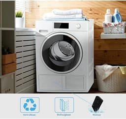 EXCITAT Filters - Sponsfilters - Condensdroger Schuimspons - Vervangende onderdelen Filters - Schuimfilters - geschikt voor Miele 9164761 Droger, Warmtepompdroger - 4 stuks - 207*157*30 mm — thumbnail 3
