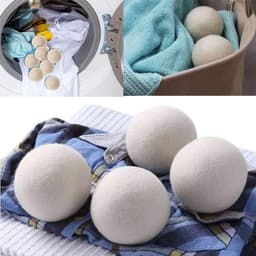 Allecto Plus - Droogballen XL (8 cm) voor wasdroger - Natuurlijke wol drogerballen - Herbruikbaar - Voor donsjacks, tennisballen - Set van X hatelijk('') — thumbnail 5
