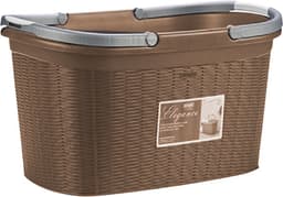 Stefanplast Wasmand Elegant 35 Liter 57,5 X 37 Cm Caramel — thumbnail 2