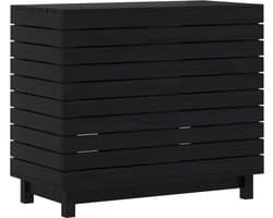 vidaXL - Wasmand - 88,5x44x76 - cm - massief - grenenhout
