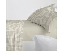Blanco Beddengoedset, bed 180 cm (+ beschikbare maten), design 141, moskleur (180 x 190/200 cm)