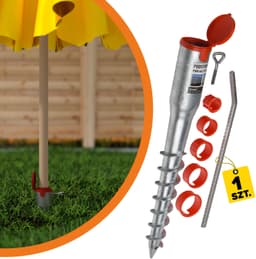 Paaldrager rond Ø 26 tot 60 mm - Grondanker om in te draaien - Steunvoet voor zonnescherm - ServiceTopper — thumbnail 5