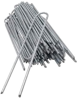 100 Grondankers 200 x 25 mm – Verzinkte U-Haringen voor Harde Vloeren en Tuinbevestiging — thumbnail 5